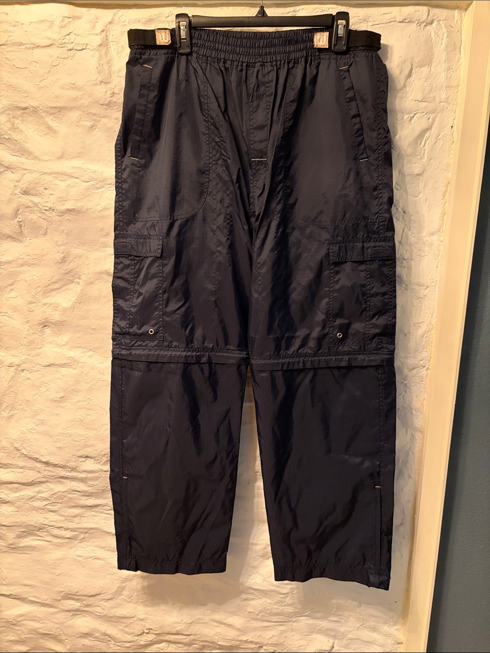 Wilson Men's Dark Blue Convertible Windbreaker Cargo Pants